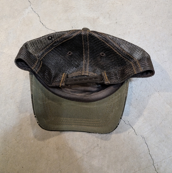 Von Dutch Plaid Green Black Trucker Hat - Picture 2 of 4